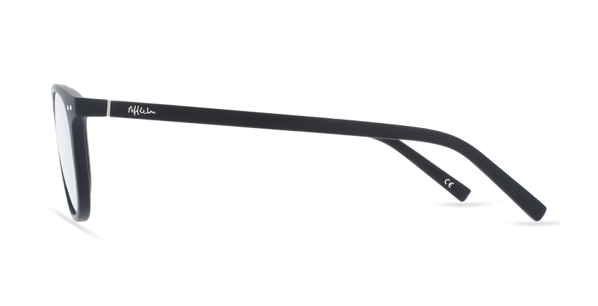 LUNETTES DE VUE FORTY anti-lumière bleue Noire noir/noir - Vue de côté