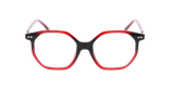 Lunettes de vue femme ANAE rouge - Vue de face