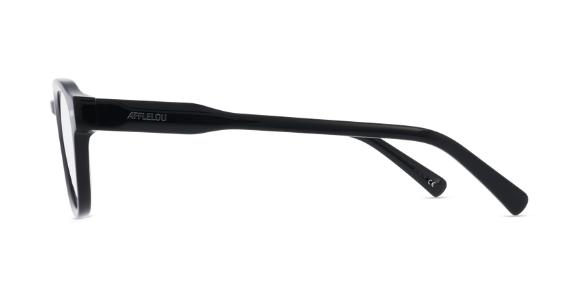 Lunettes de vue homme CARACTÈRES OPTIMISTE noir - Vue de face