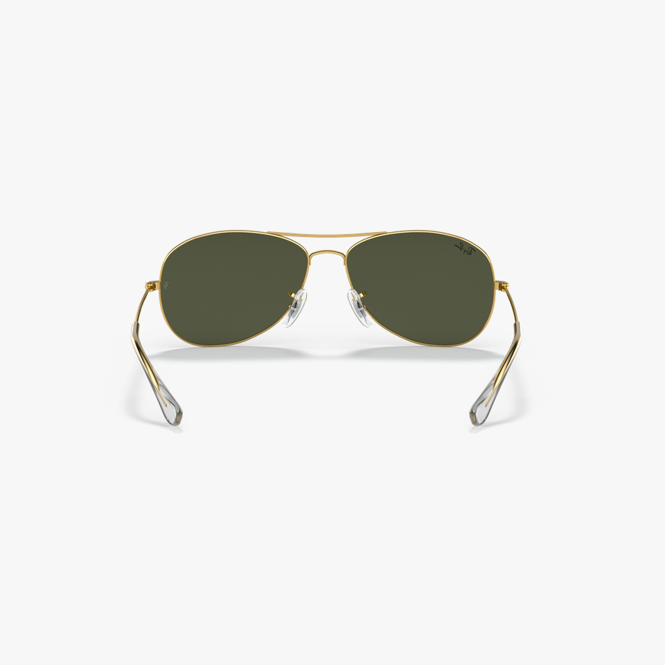 Lunettes de soleil homme COCKPIT dorée - Vue de face