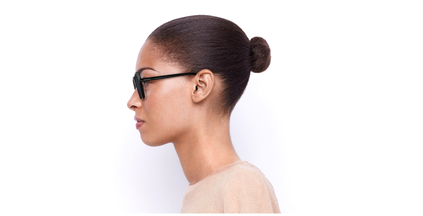 LUNETTES DE SOLEIL femme GU7557 noir - Vue de côté