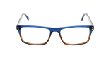 Lunettes de vue homme MAGIC206 bleu - Vue de face