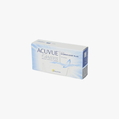 Lentilles de contact Acuvue® Oasys® with Hydraclear® Plus 12L - Vue de face