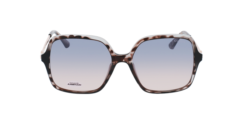 LUNETTES DE SOLEIL femme GU7845 gris - Vue de face