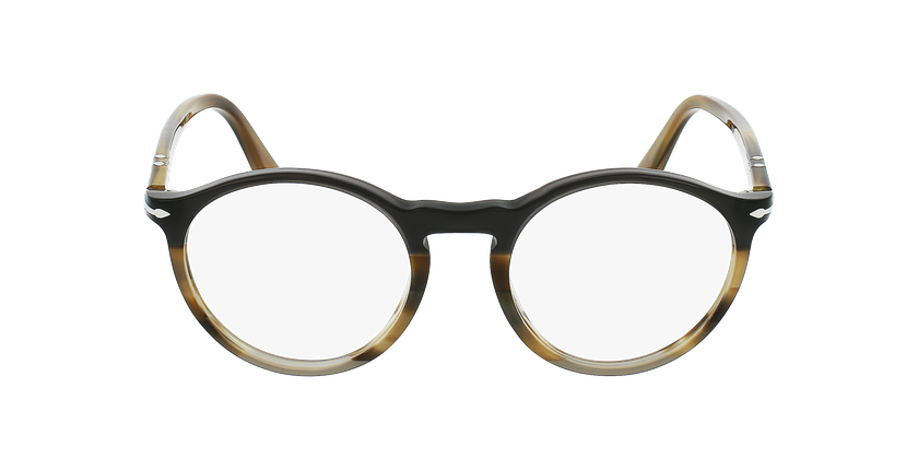 Lunettes de vue 0PO3285V noir/marron - Vue de face