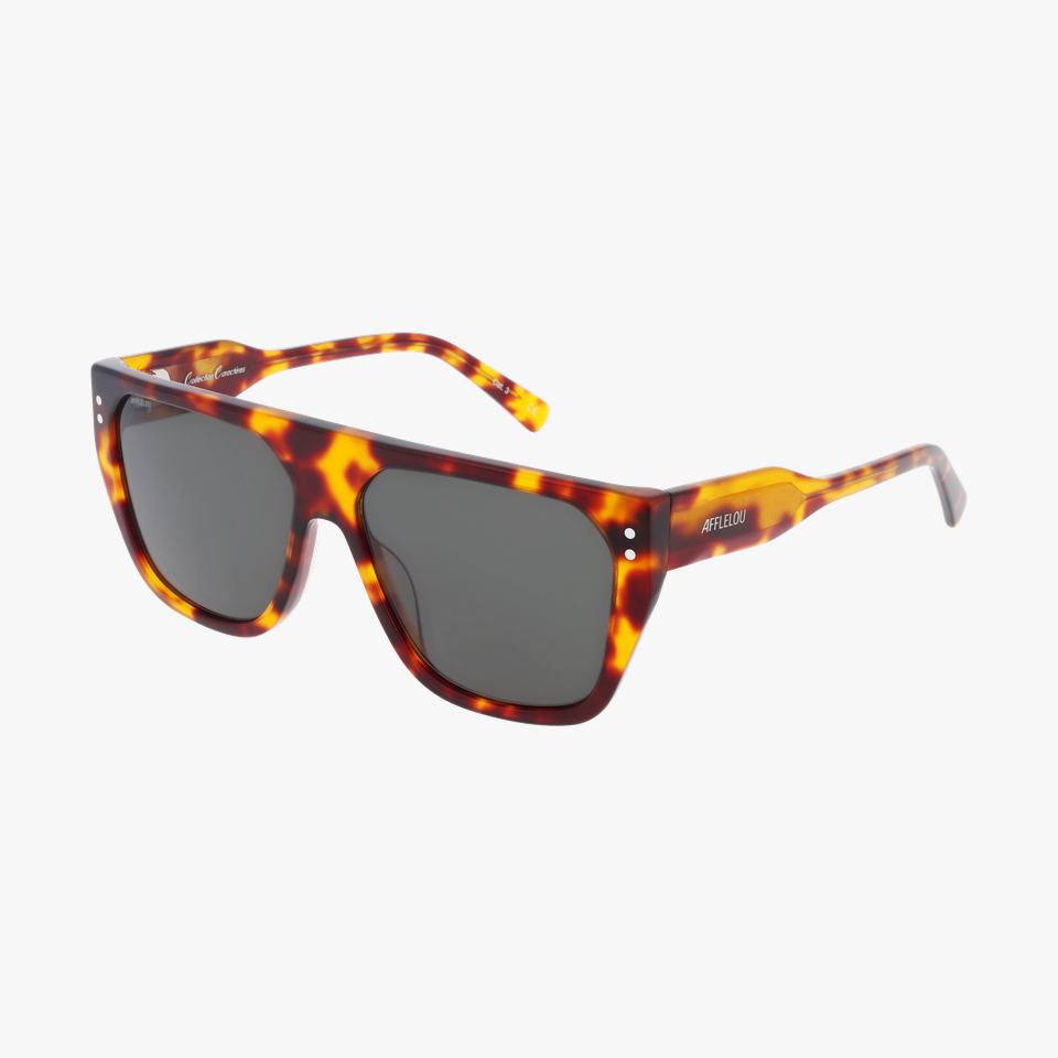 Lunettes de soleil SUBTIL écaille - Vue de face