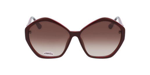 LUNETTES DE SOLEIL femme GU7813 rouge/marronVue de face