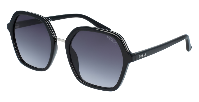 LUNETTES DE SOLEIL femme GU7557 noir - vue de 3/4