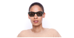 LUNETTES DE SOLEIL SL 402 noir - Vue de face