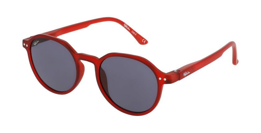 LUNETTES DE SOLEIL enfant PAZ rouge - vue de 3/4
