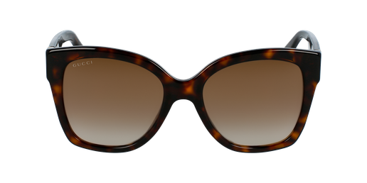 LUNETTES DE SOLEIL femme GG0459S marron Vue de face