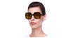 LUNETTES DE SOLEIL femme IM 0074/G/S écaille - vue de 3/4