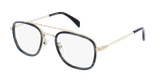 Lunettes de vue homme DB 7012 gris/dorée - Vue de face
