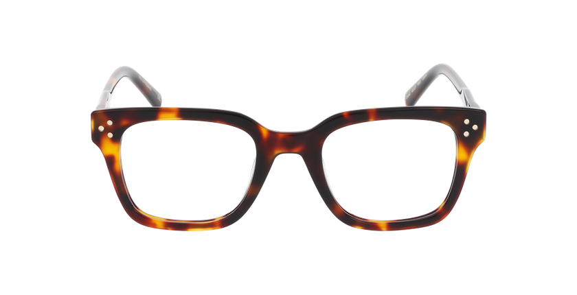 Lunettes de vue femme CARACTÈRES EXPRESSIVE écaille - Vue de face