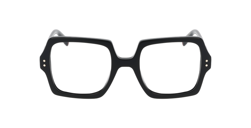 Lunettes de vue femme CARACTÈRES CHARISMATIQUE noir/rouge - Vue de face