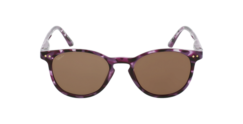 LUNETTES DE SOLEIL enfant FELIZ écaille/violet - Vue de face