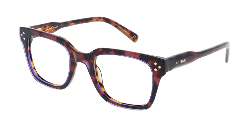 Lunettes de vue femme CARACTÈRES EXPRESSIVE violet - Vue de face