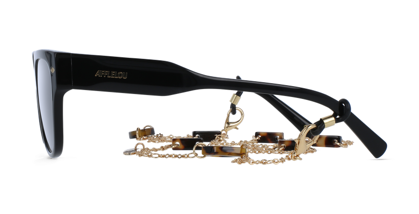 Lunettes de vue femme CARACTÈRES AUDACIEUSE noir - Vue de face