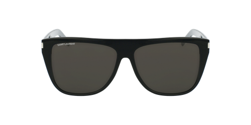 LUNETTES DE SOLEIL SL 1 SLIM noir Vue de face