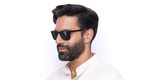 LUNETTES DE SOLEIL homme GG0843S noir - vue de 3/4