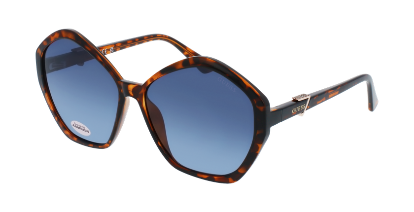 LUNETTES DE SOLEIL femme GU7813 écaille/bleu - Vue de face