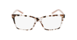 Lunettes de vue femme 0PR 17VV rose/rose - Vue de face