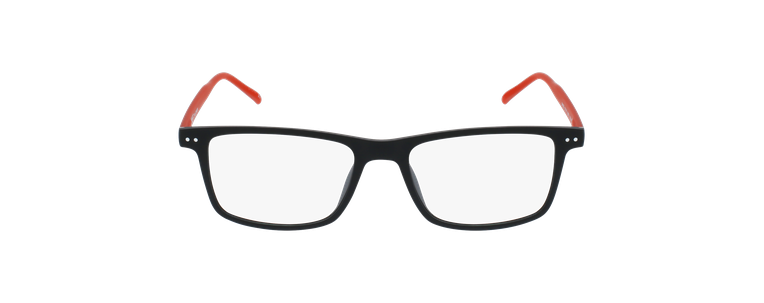 Lunettes de vue homme MAGIC DAMIEN noir/rouge - Vue de face