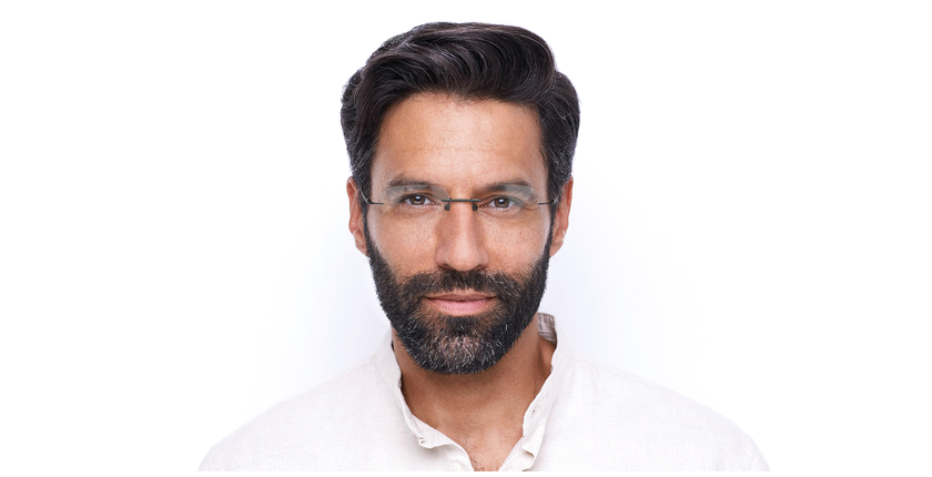 LUNETTES DE VUE homme MAGIC 138 noir/gris - Vue de face