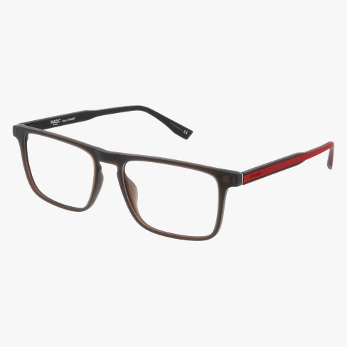 Lunettes de vue homme ERNEST marron/bordeaux