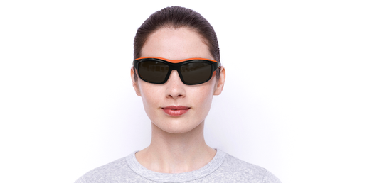 LUNETTES DE SOLEIL Piment noir/orange