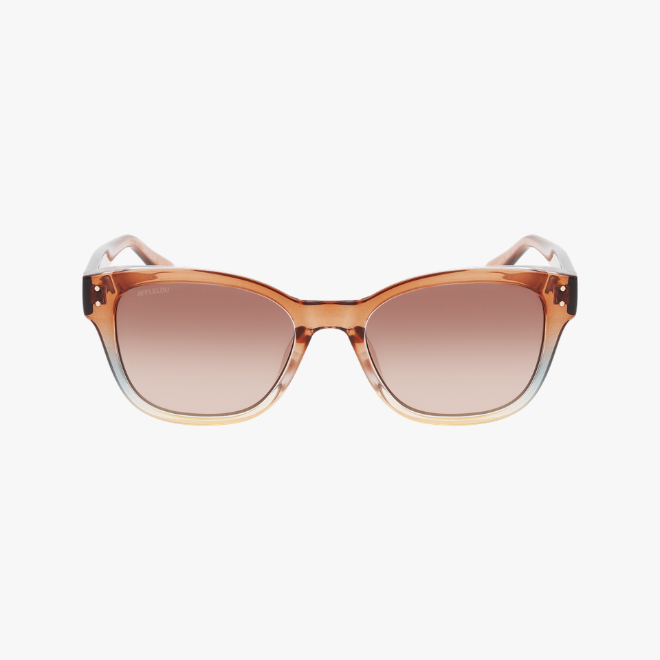 Lunettes de soleil femme BLANDINA marron - Vue de face