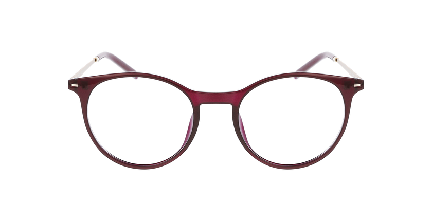 LUNETTES DE VUE femme MAGIC 123 violet/doré - Vue de face