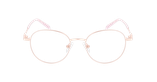 Lunettes de vue femme LUCIE dorée - Vue de face