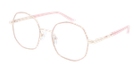 Lunettes de vue femme MAGIC290 rose/dorée - Vue de face