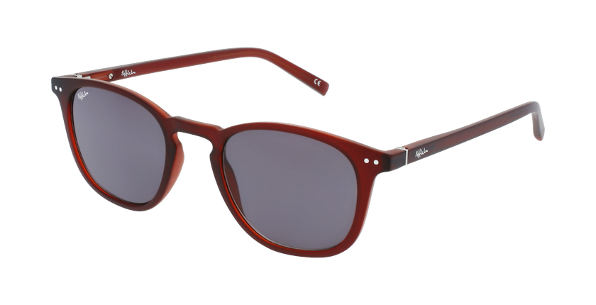 Lunettes de vue FORTY solaire Bordeaux +2.50 rouge - Vue de 3/4