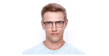 LUNETTES DE VUE homme MAGIC 202 noir - Vue de face