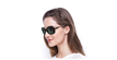LUNETTES DE SOLEIL femme FLORES POLARIZED écaille/rouge - vue de 3/4