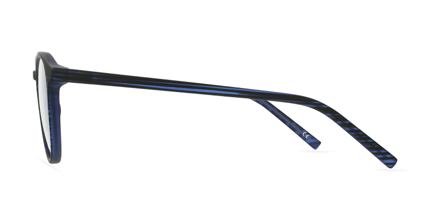 Lunettes de vue enfant RZERO26 marbre bleu/noir - Vue de face