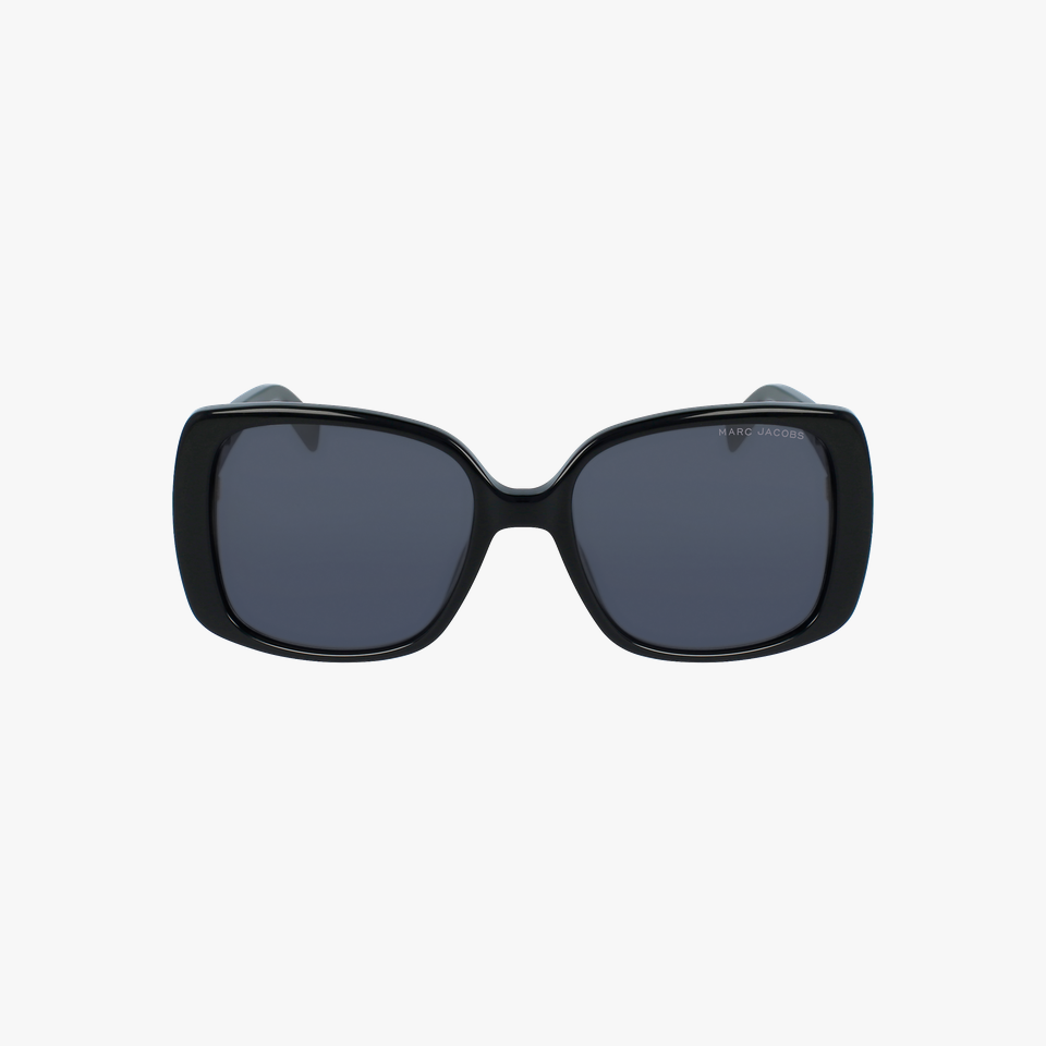 Lunettes de soleil femme MARC 423/S noir/bleu - Vue de face