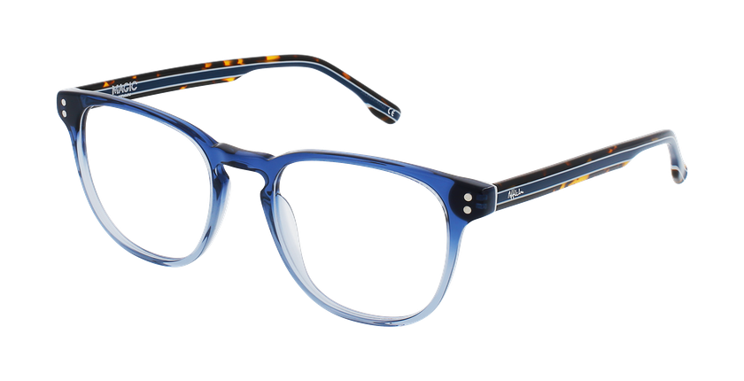 LUNETTES DE VUE homme MAGIC204 bleu - Vue de face