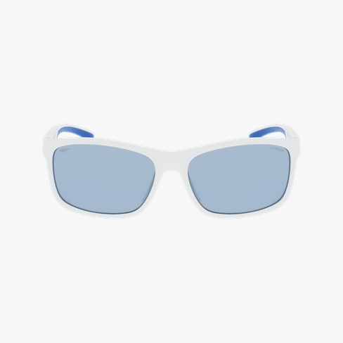 Lunettes de soleil SAIL POLARIZED blanc/bleu Vue de face