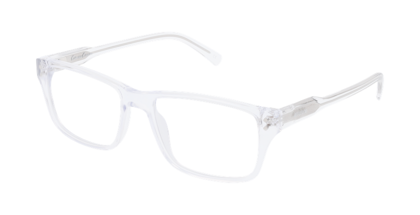 Lunettes de vue homme CARACTÈRES ALTRUISTE blanc - Vue de face