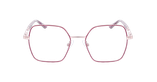 Lunettes de vue femme MAGIC288 violet/rose - Vue de face