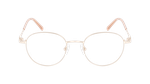 Lunettes de vue femme LUCIE rose - Vue de face