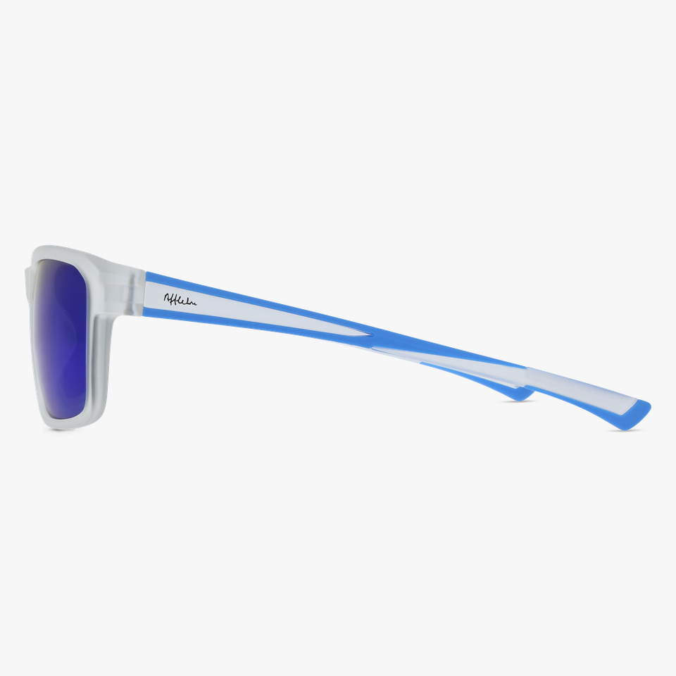 Lunettes de soleil homme TRAVIS blanc - Vue de face