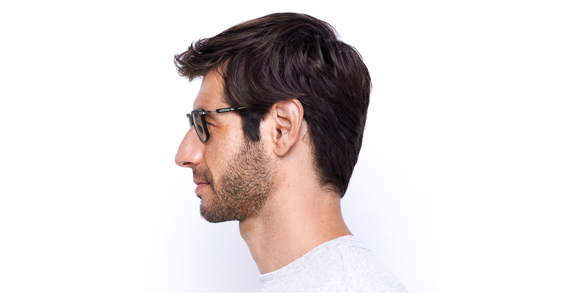 LUNETTES DE VUE homme OR5032 noir mat - Vue de côté