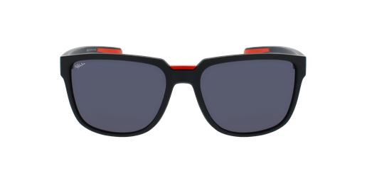 LUNETTES DE SOLEIL homme BERTO noir/rougeVue de face