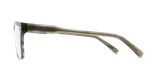 Lunettes de vue homme CARACTÈRES CURIEUX gris/vert - Vue de face