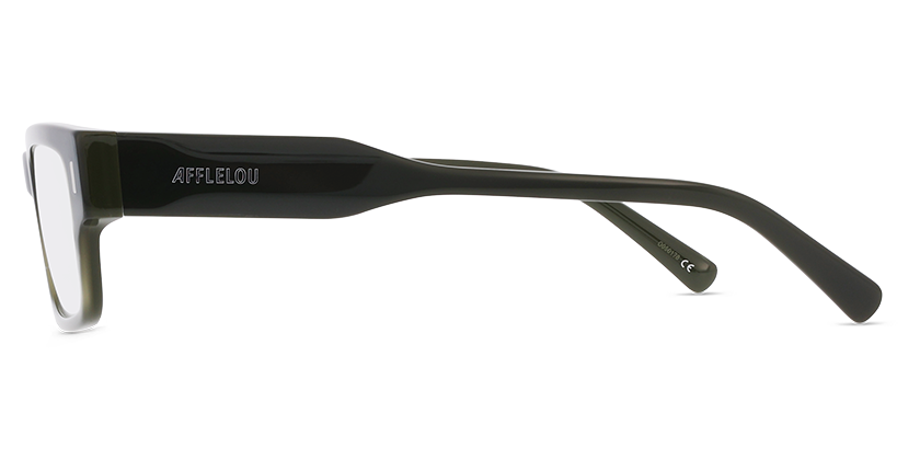 Lunettes de vue homme CARACTÈRES AMBITIEUX vert - Vue de face