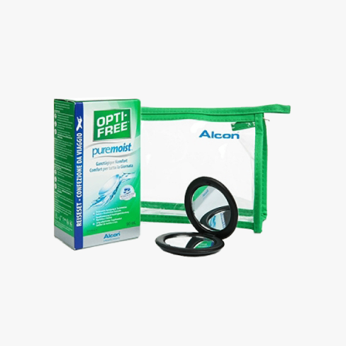 Opti-Free PureMoist Travel kit Vue de face